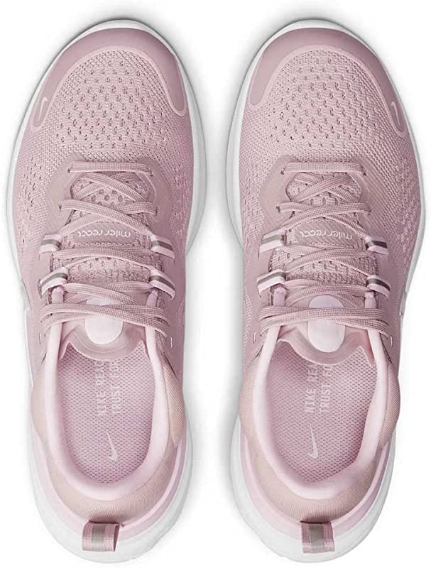 Nike Women's React Miler 2 Running Shoes Plum Chalk/White Size 9.5 B Medium US
