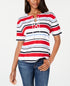 tommy-hilfiger-lace-up-striped-cotton-top