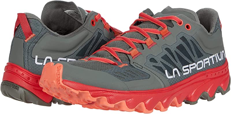 La Sportiva Women's Helios Iii Trail Shoes,Clay/Hibiscus Size 42 Eu
