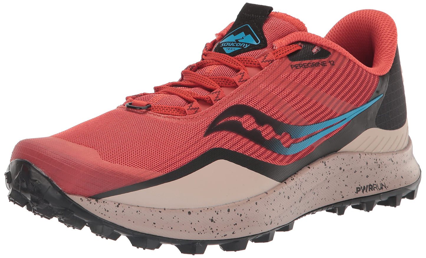 Saucony पुरुषों के कोर पेरेग्रीन 12 ट्रेल शूज़ क्ले/लोम साइज़ 12 D मीडियम US