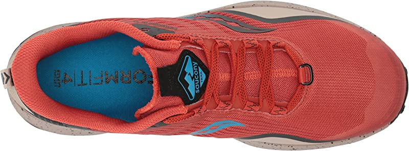 Saucony पुरुषों के कोर पेरेग्रीन 12 ट्रेल शूज़ क्ले/लोम साइज़ 12 D मीडियम US