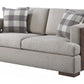 Niamey Loveseat With 2 Toss Pillows - Walnut