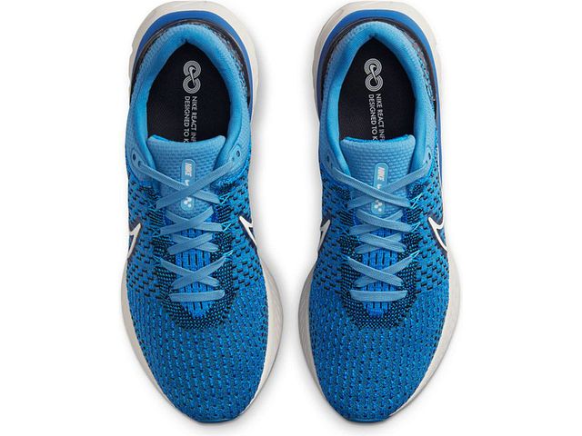 Nike Men's React Infinity Run FK 3 Running Shoes Blue Size 9 D Medium US