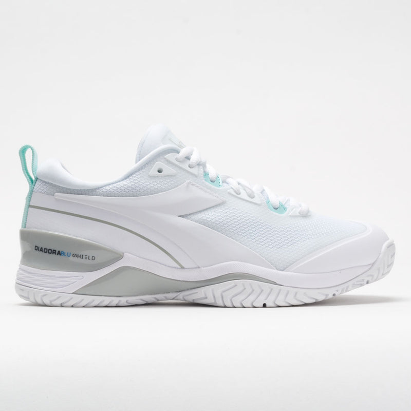Diadora Women's Speed Blushield 5 All Court Shoes White Size 7 B Medium US