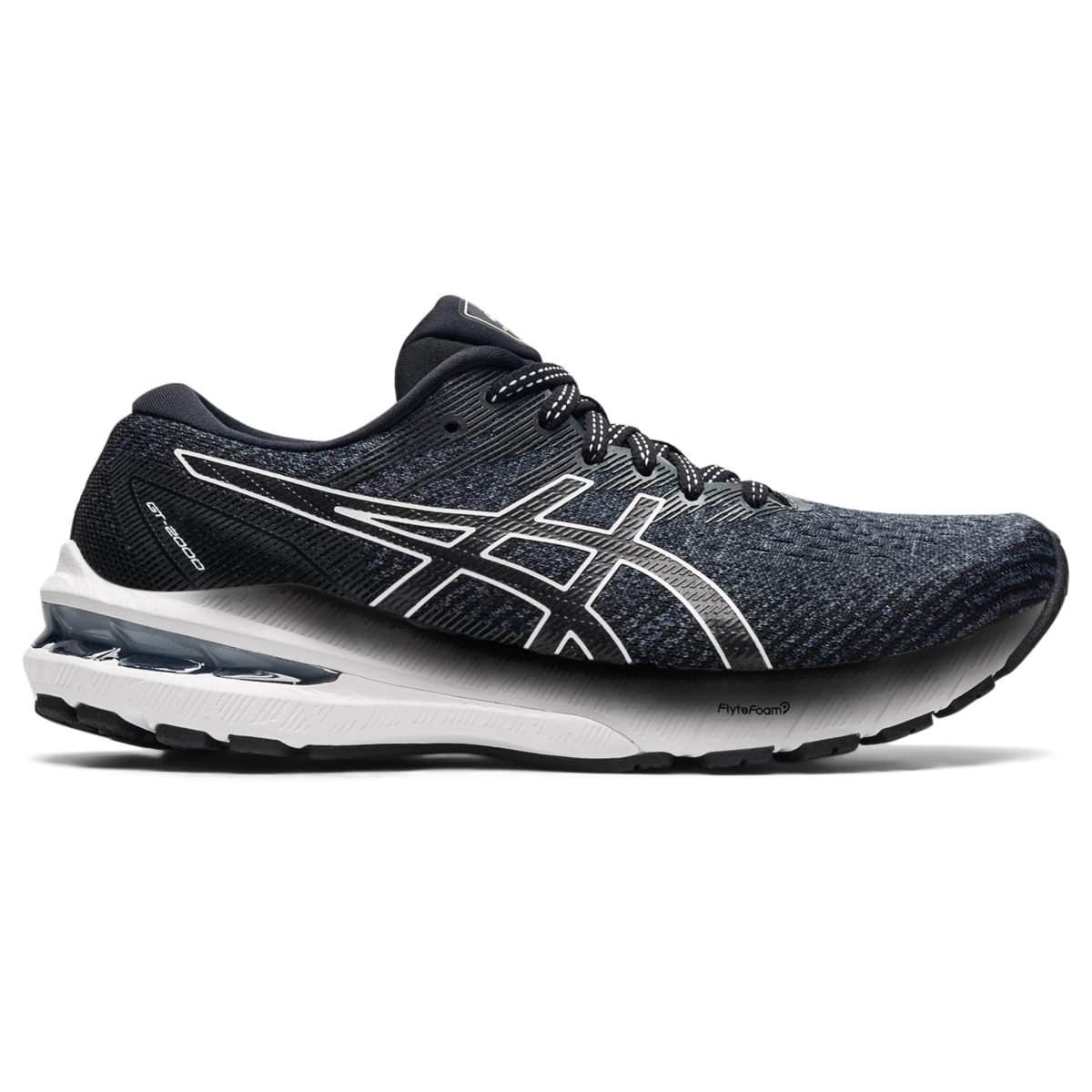 एज़िक्स वीमेन जीटी 2000 10 रनिंग शूज़ ब्लैक साइज़ 10 बी (एम) यूएस