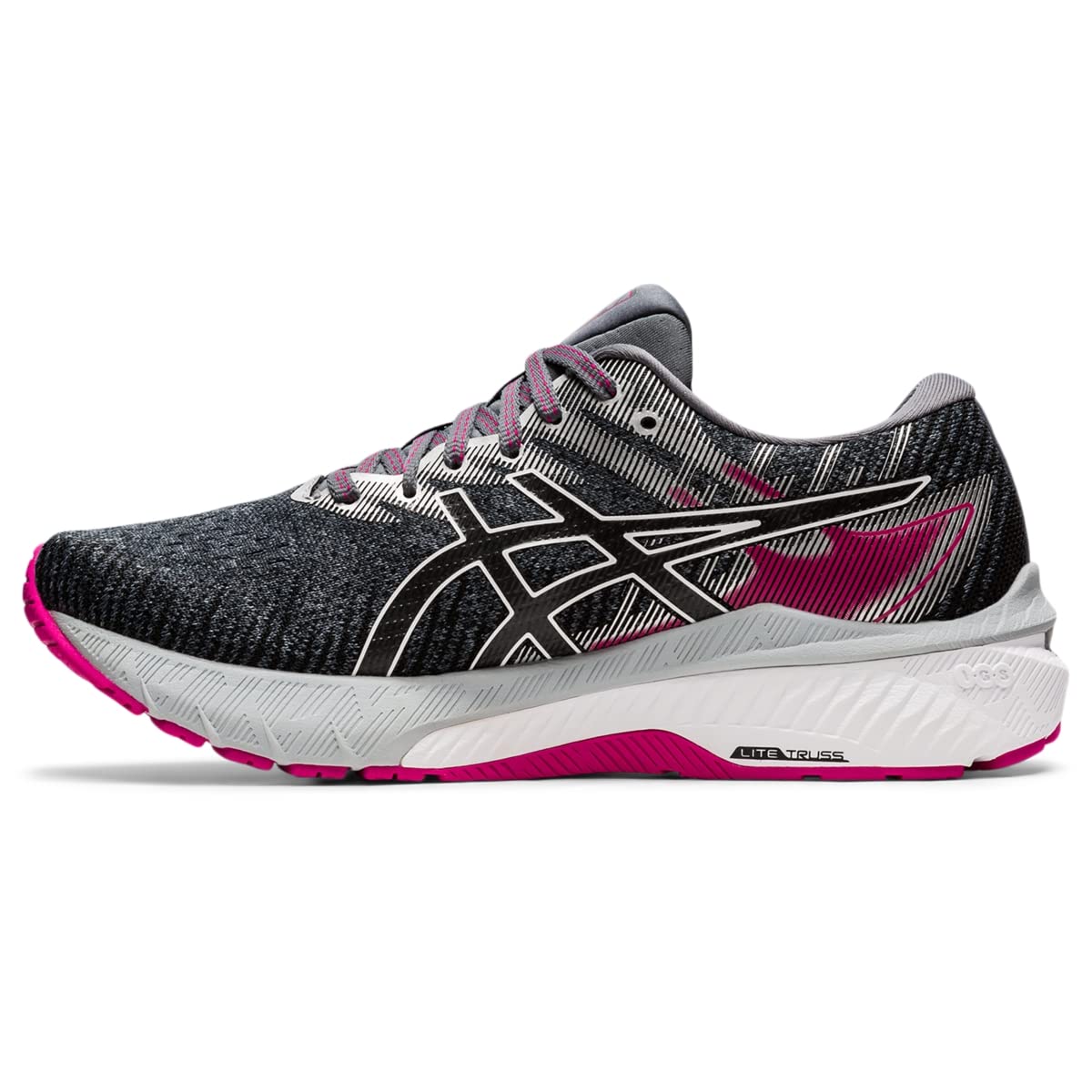 Asics Women's Gt 2000 10 Running Shoes Sheet Rock/Pink Rave Pink Size 9 D Wide Us
