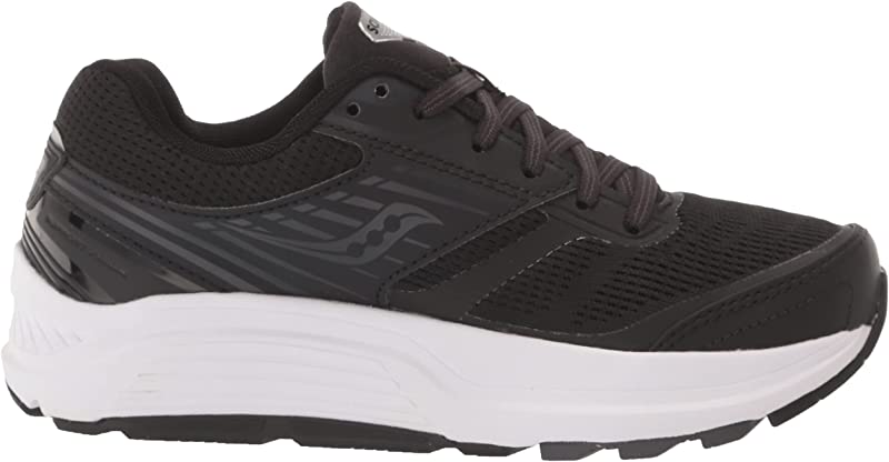 Saucony महिलाओं के लिए इशेल्न 8 रनिंग शूज़ ब्लैक/व्हाइट साइज़ 11.5 B मीडियम US
