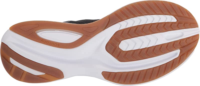 Saucony महिलाओं के गाइड 15 रनिंग शूज़ काला/गम साइज़ 6 बी मीडियम यूएस
