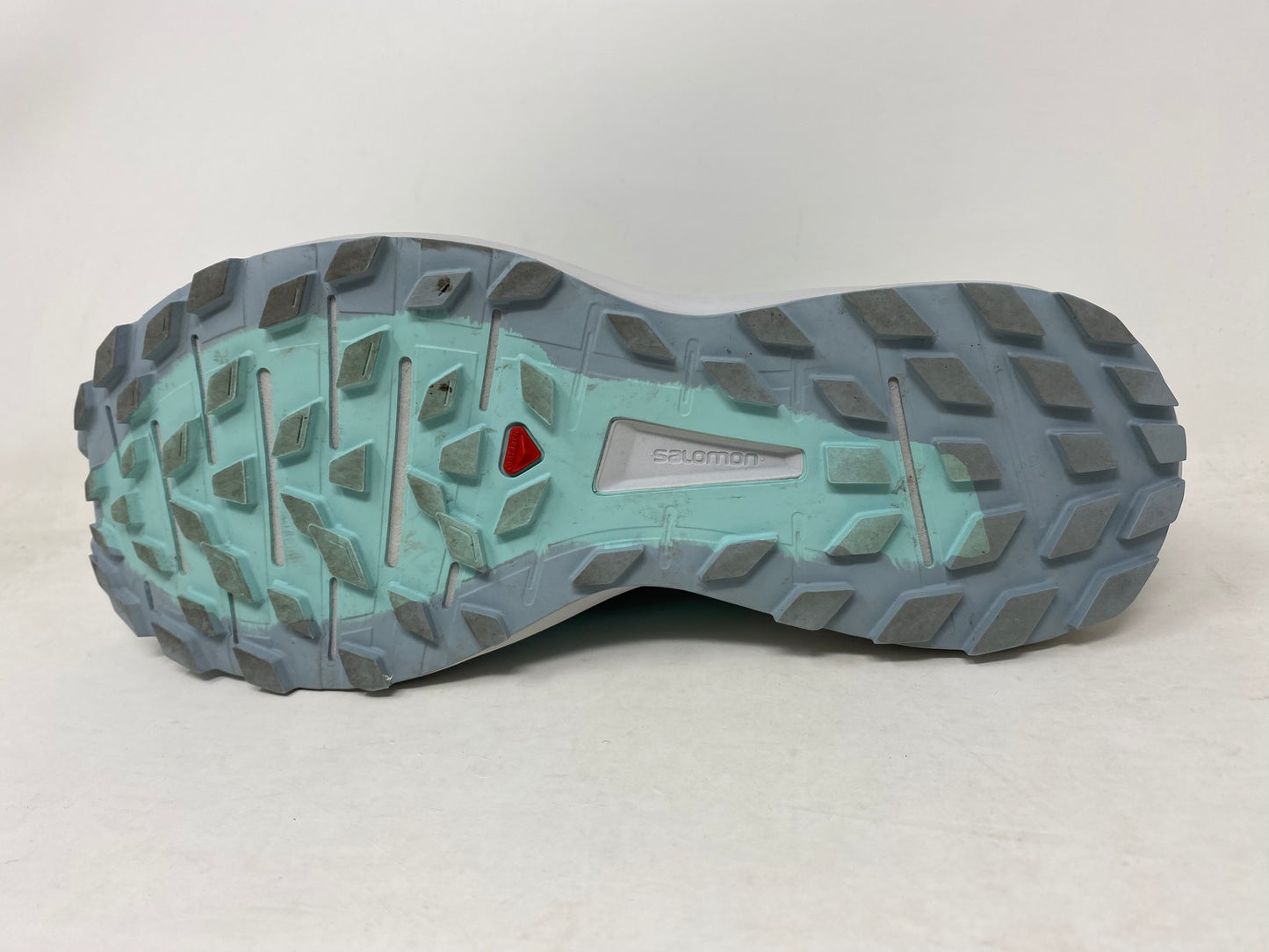 Salomon Women's Sense Ride 4 Trail Shoes Turquoise/Lunar Rock Size 7 B Medium US