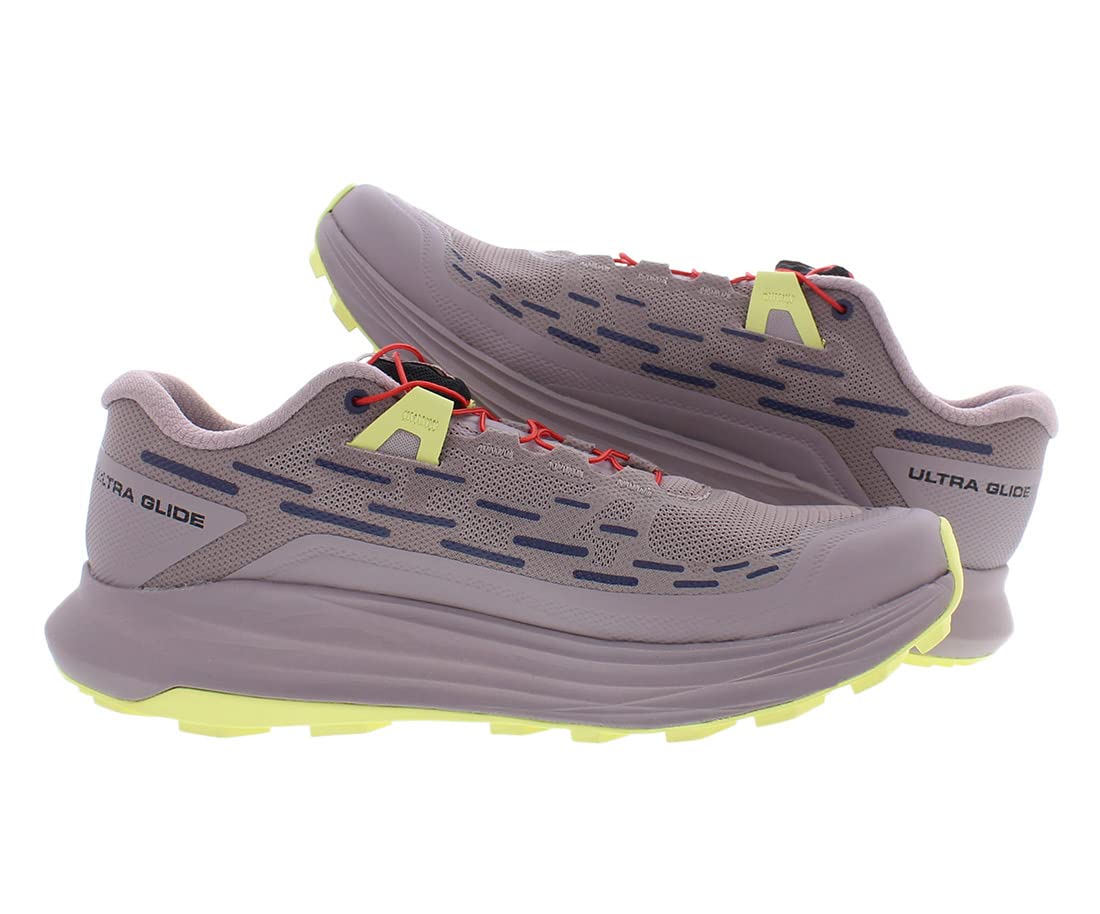 Salomon Women's Ultra Glide Trail Shoes Quail/Yellow Size 6.5 B Medium US