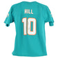 NFL Miami Dolphins Tyreek Hill #10 Kids Youth Jersey Autographed Signed Cheetah