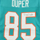 NFL Miami Dolphins Mark Duper #85 Jersey Replica Signed Teal JSA Authent