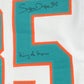NFL Miami Dolphins Mark Duper #85 Jersey Replica Signed JSA Ring Of Hono