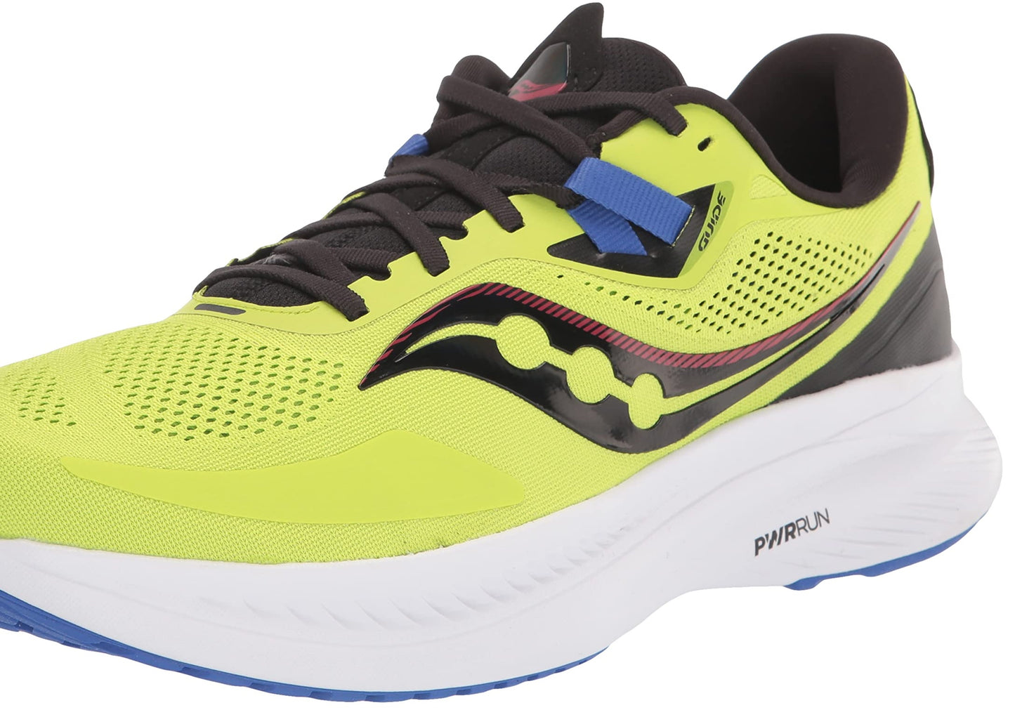 Saucony पुरुषों के गाइड 15 रनिंग शूज़ एसिड/ब्लू रेज़ साइज़ 11 D मीडियम यूएस