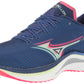 Mizuno Men's Wave Rebellion Running Shoes Blue/Paradise Pink Size 11 D Medium US