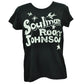 Soulman Rocky Johnson Basic Blend Tshirt Tee Womens Black Wrestler Distressed