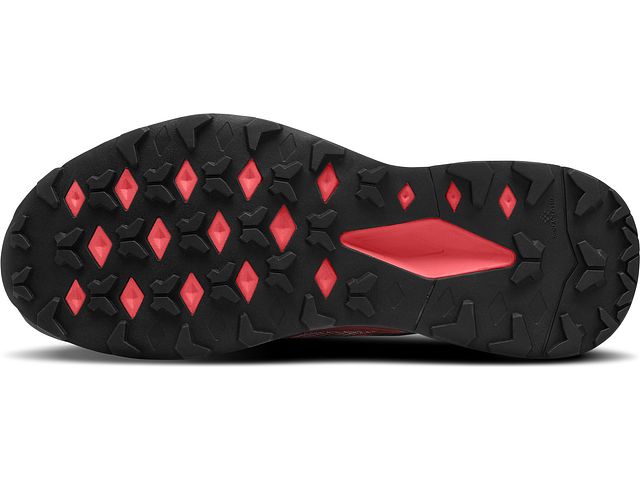 The North Face महिला फ़्लाइट वेक्टिव रन शूज़ लाल/काला साइज़ 10.5 B मीडियम US