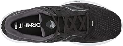 Saucony पुरुषों के राइड 15 रनिंग शूज़ ब्लैक