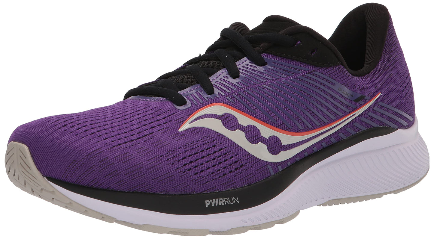 Saucony Women'S Guide 14 रनिंग शूज़ कॉनकॉर्ड/स्टोन
