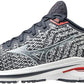 Mizuno पुरुषों के वेव इंस्पायर 17 निट रनिंग शूज़ नीला/सफेद साइज़ 9 D मीडियम यूएस