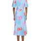 Prabal Gurung - Short Sleeve Midi Floral Shirtdress