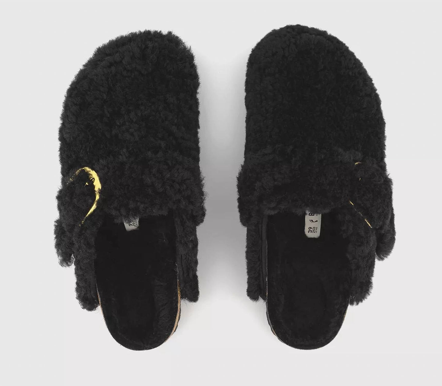 Birkenstock - Women's Boston Big Buckle Teddy Clogs
