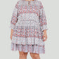 Black Tape - Ikat Smocked Mini Dress