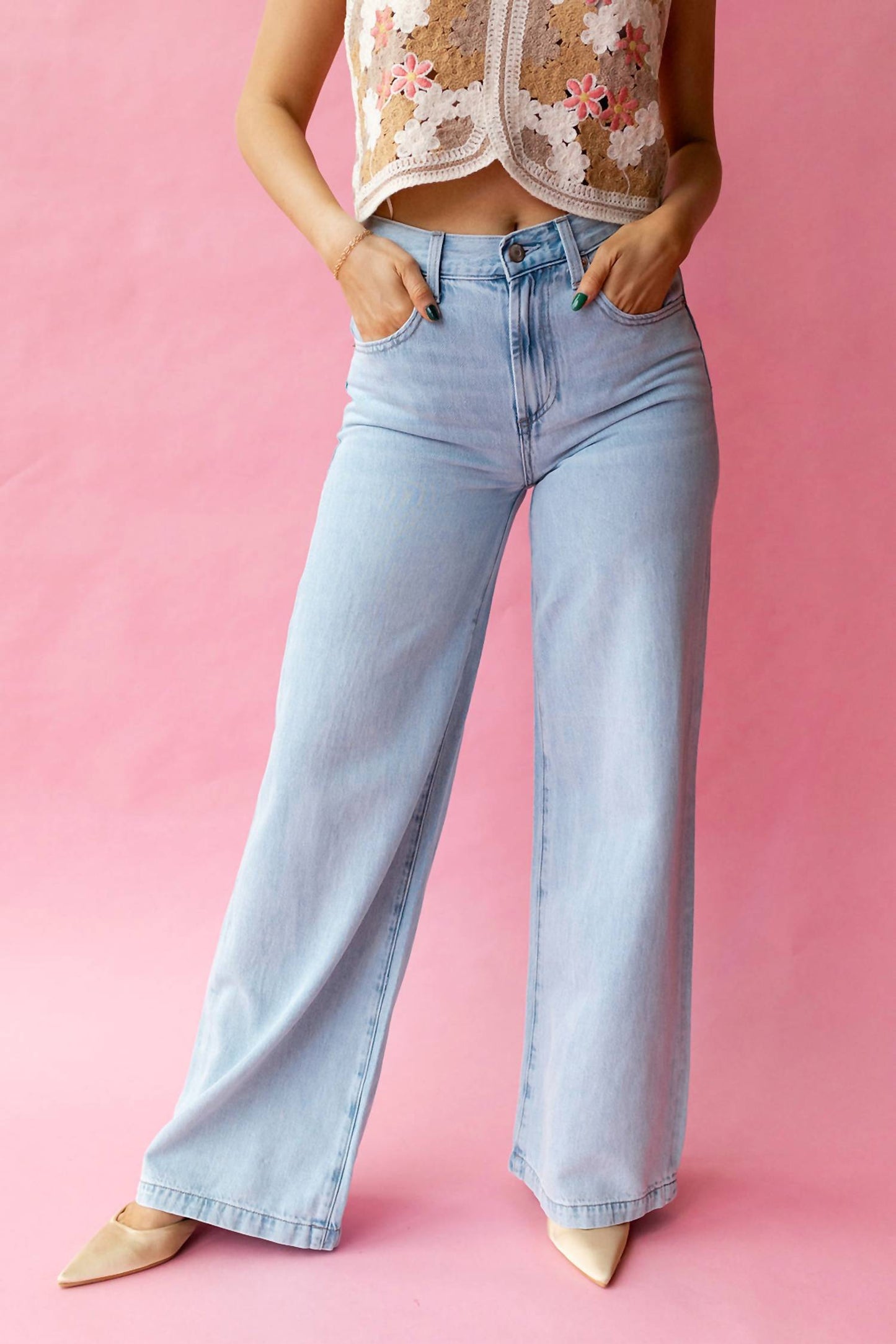 Pistola - Jadyn Low Rise Palazzo Jeans