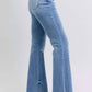 Judy Blue - High Waist Bootcut With Fray Hem Jeans