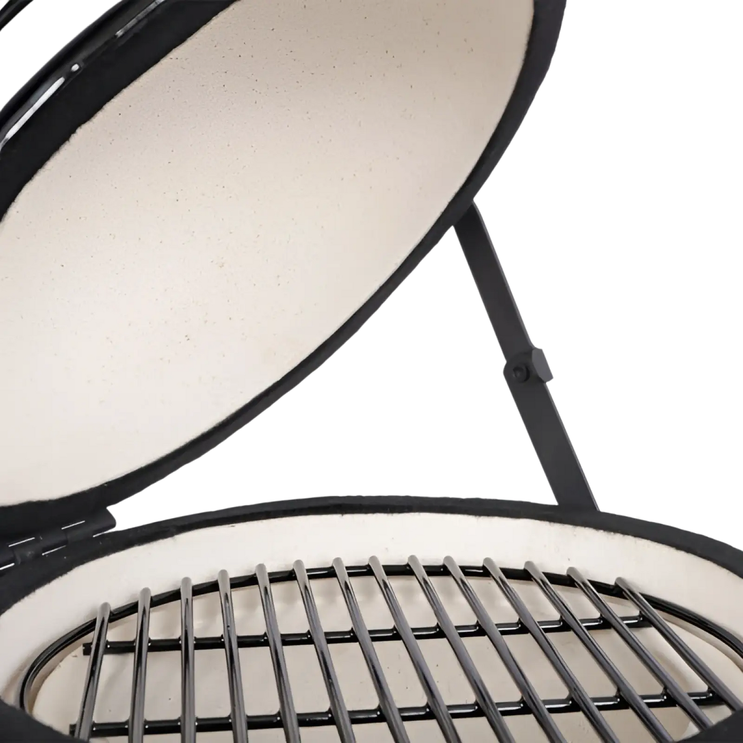 13 Inch Ceramic Kamado Charcoal Grill Black