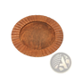 13 Inch Wood Charger Plate Scalloped Tableware