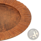 13 Inch Wood Charger Plate Scalloped Tableware