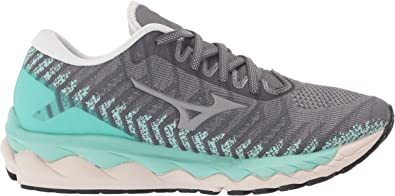 Mizuno महिला वेव स्काई 4 निट रनिंग शूज़ कैसलरॉक ब्राउन साइज़ 11 B मीडियम US
