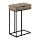 Accent Table, C-Shaped Contemporary & Modern Versatile Design