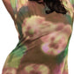 Fashion Szn Curve - Long Sleeve Floral Print Mesh Maxi Dress - Plus Size