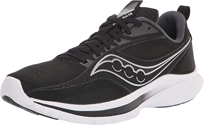 Saucony महिला किंवारा 13 रनिंग शूज़ सिल्वर साइज़ 6.5 B मीडियम यूएस