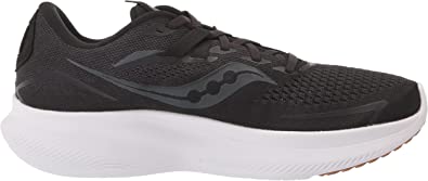 Saucony पुरुषों के राइड 15 रनिंग शूज़ ब्लैक