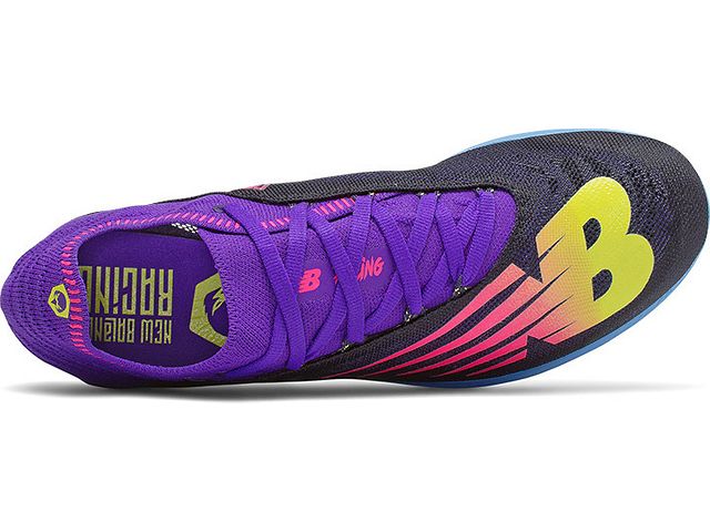 New Balance Men's XC 5K V5 Running Shoes Black/Purple Size 13 D Medium US