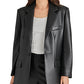 Steve Madden Women's Imaan Faux Leather Blazer