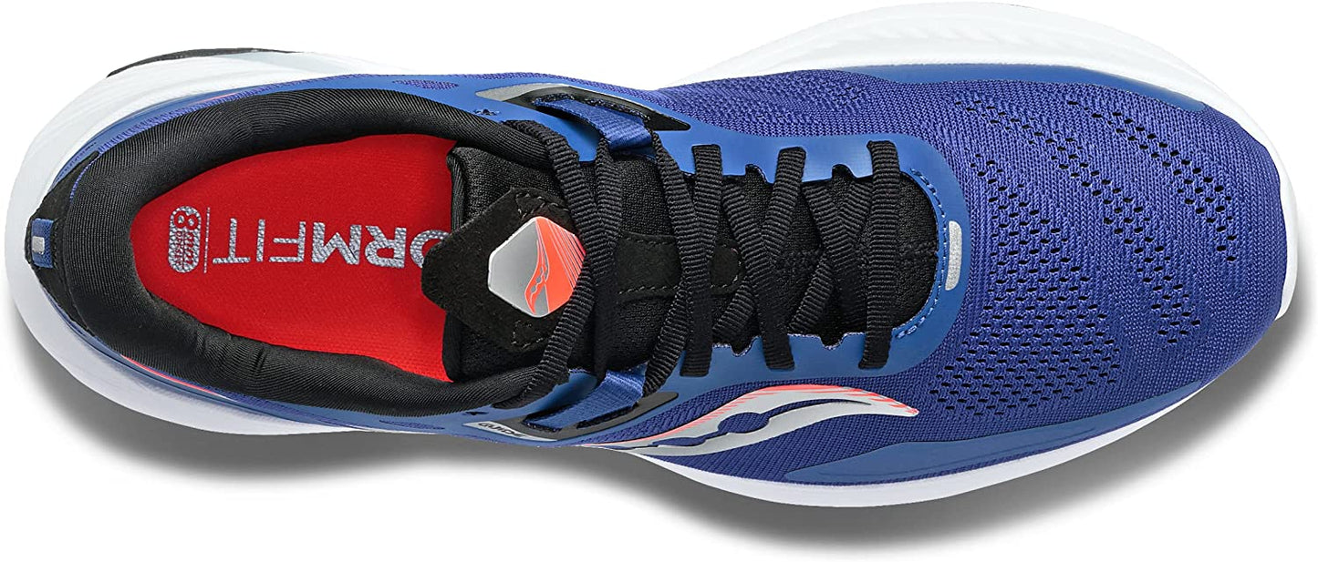 Saucony पुरुषों के गाइड 15 रनिंग शूज़ सैफायर/ब्लैक साइज़ 12.5 डी मीडियम यूएस