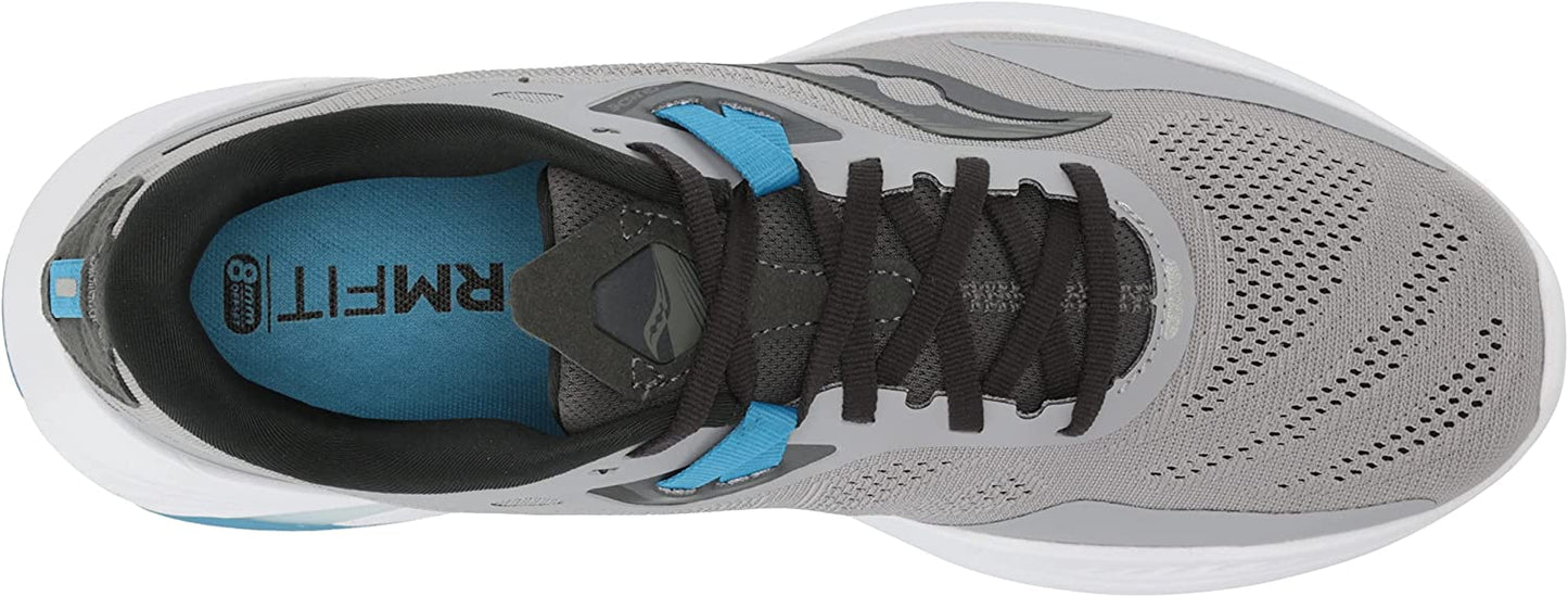 Saucony पुरुषों के लिए गाइड 15 रनिंग शूज, अलॉय/टोपाज़, साइज़ 10 2E चौड़ा, US