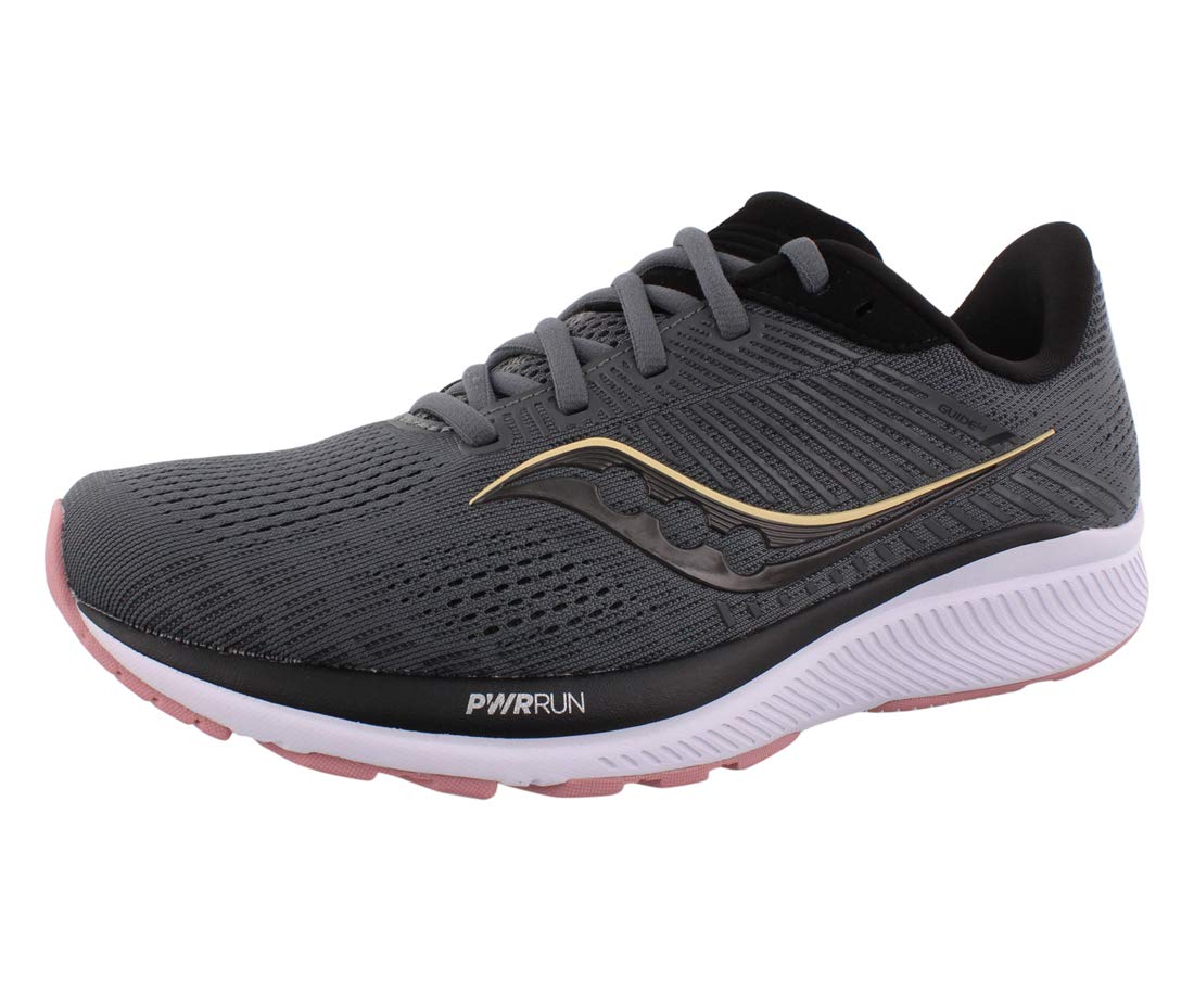 Saucony महिलाओं के गाइड 14 रनिंग शूज काला