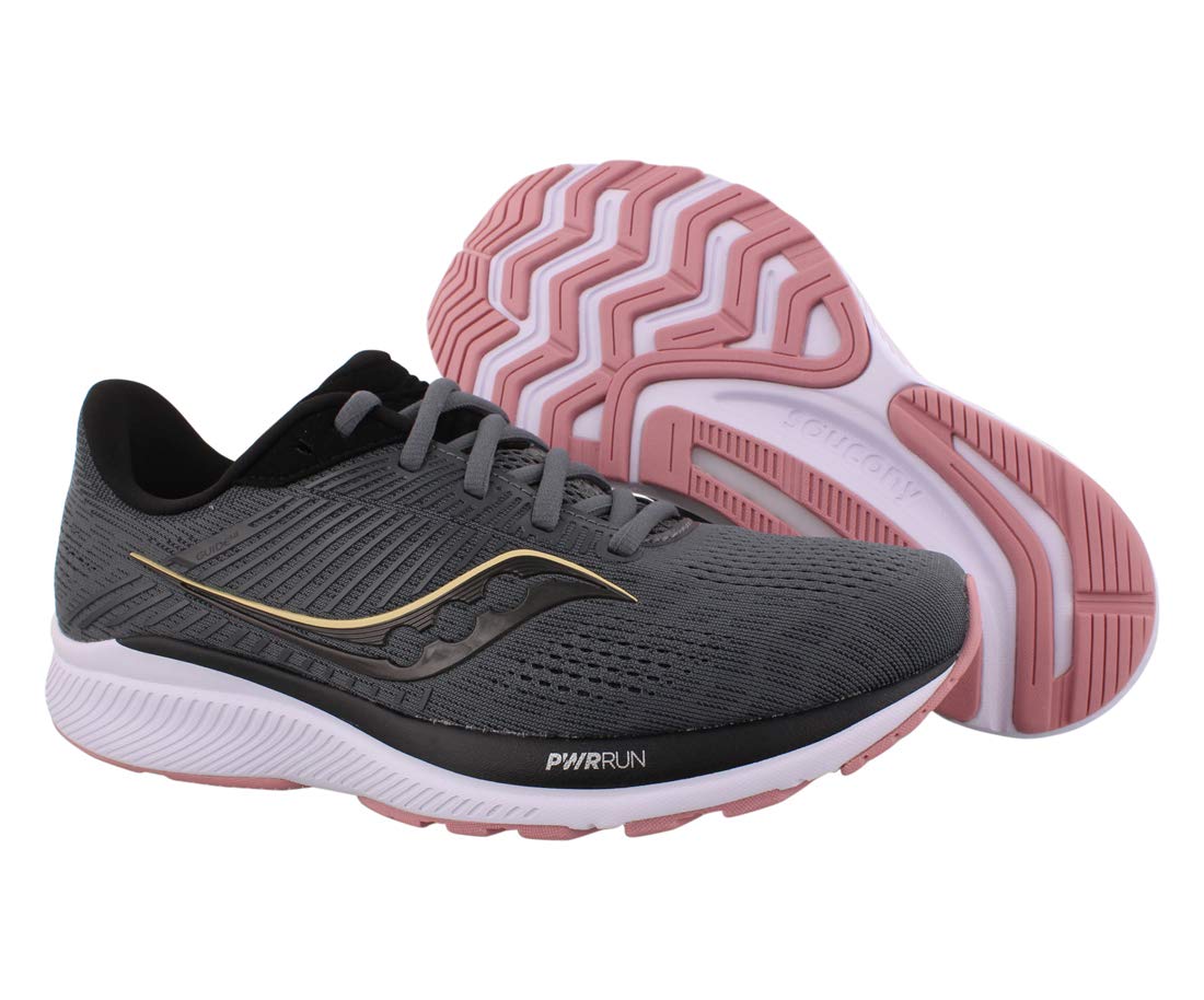 Saucony महिलाओं के गाइड 14 रनिंग शूज काला