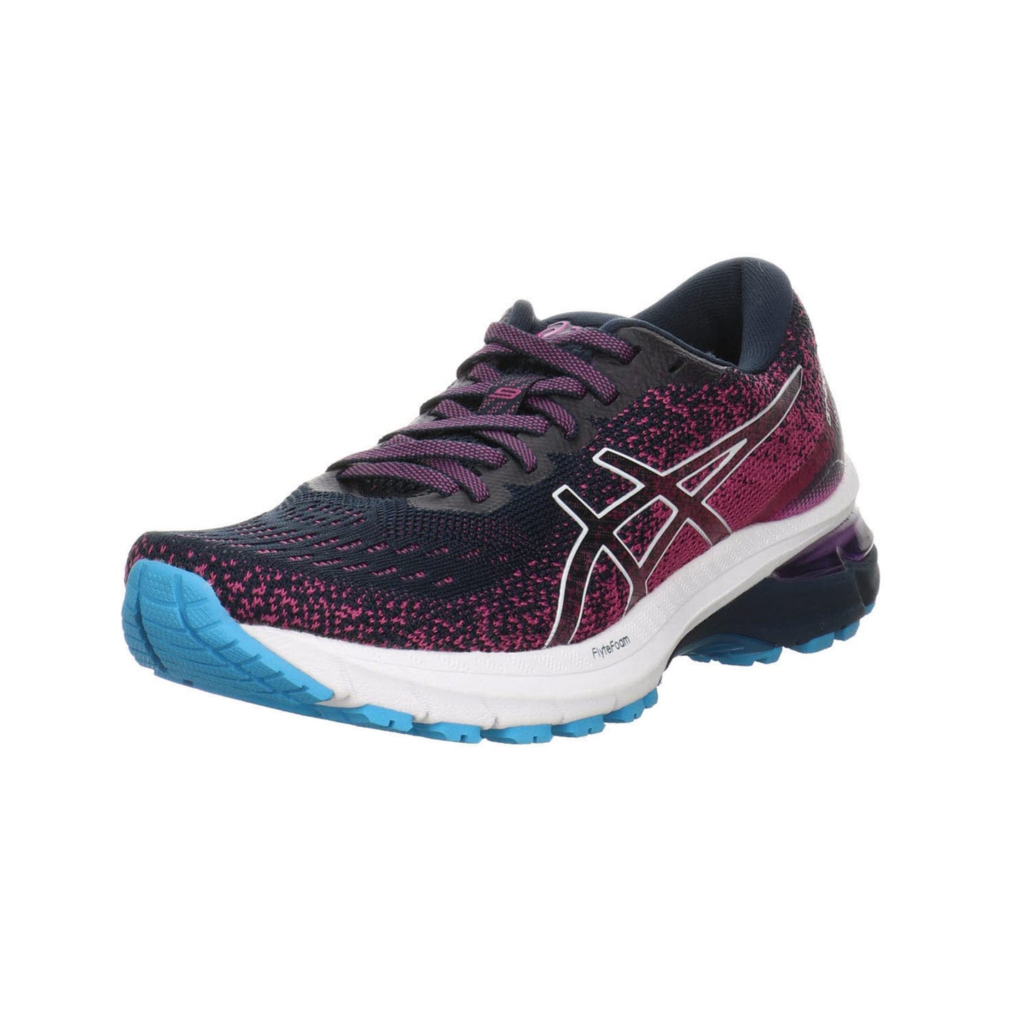 ASICS Women's GT-2000 9 Knit Running Shoes French Blue/White Size 5.5 B Medium US