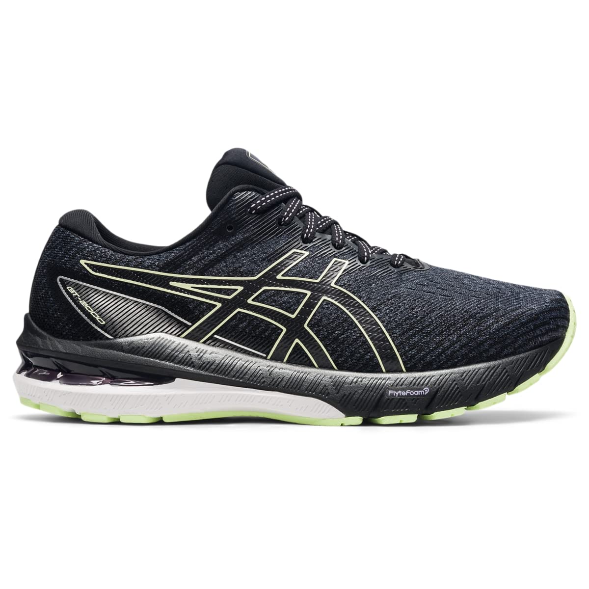 Asics Women'S Gt 2000 10 Running Shoes Soft Black Size 5 B Medium Us