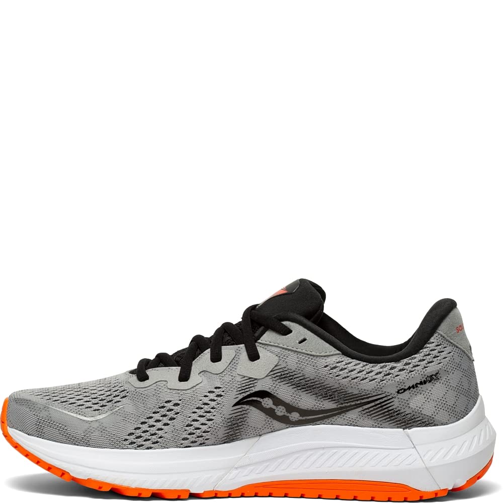 Saucony पुरुषों के ओमनी 20 रनिंग शूज़ अलॉय/फायर साइज़ 8.5 D मीडियम US