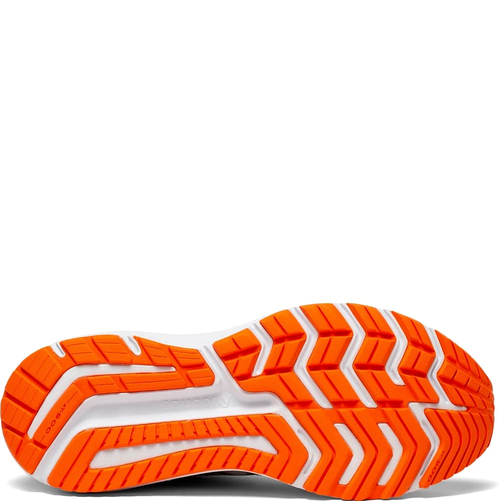 Saucony पुरुषों के ओमनी 20 रनिंग शूज़ अलॉय/फायर साइज़ 8.5 D मीडियम US