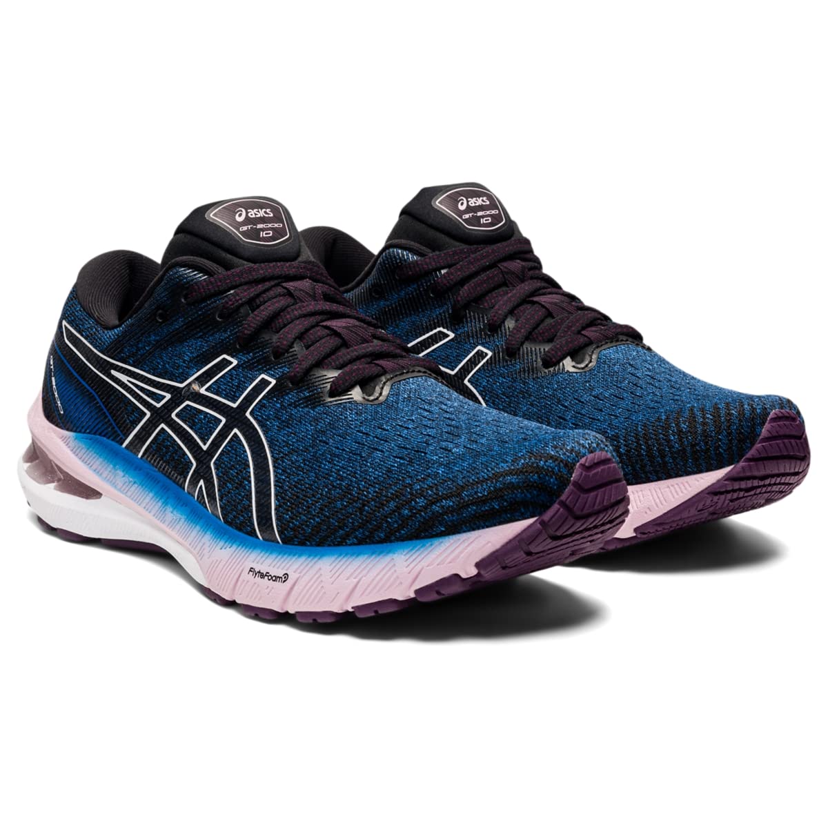 Asics Women'S Gt 2000 10 Running Shoes White Size 5 B Medium Us