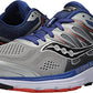 Saucony पुरुषों के ओमनी 16 रनिंग शूज़ ग्रे/नेवी साइज़ 7.5 D मीडियम यूएस