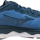 Mizuno महिला वेव स्काई 5 रनिंग शूज़ इम्पीरियल ब्लू साइज़ 11 B मीडियम यूएस